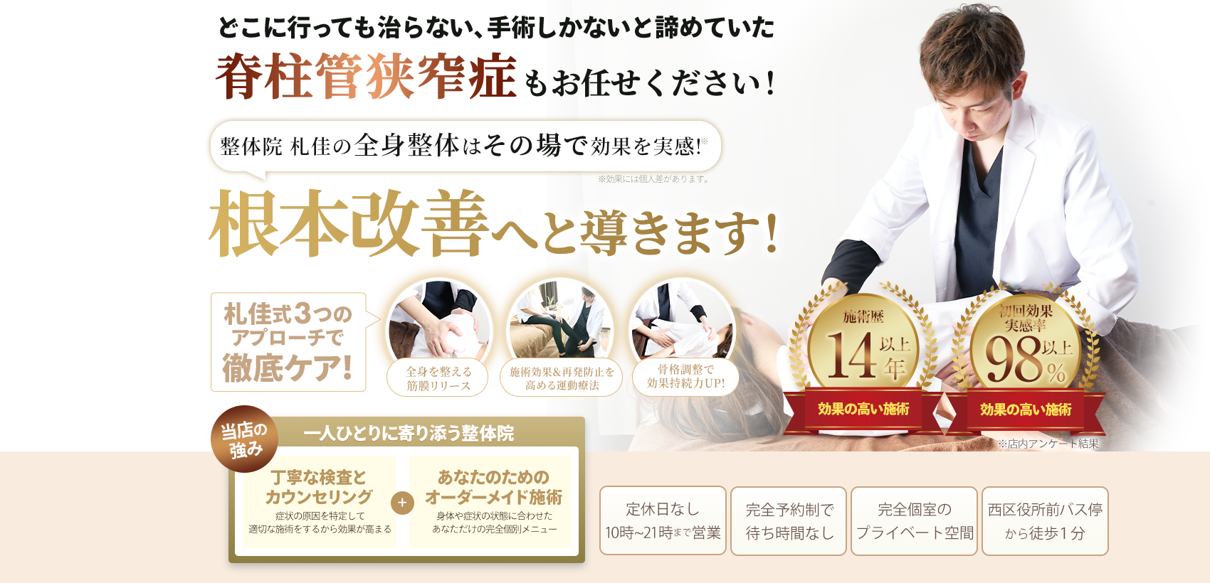 脊柱管狭窄症TOP