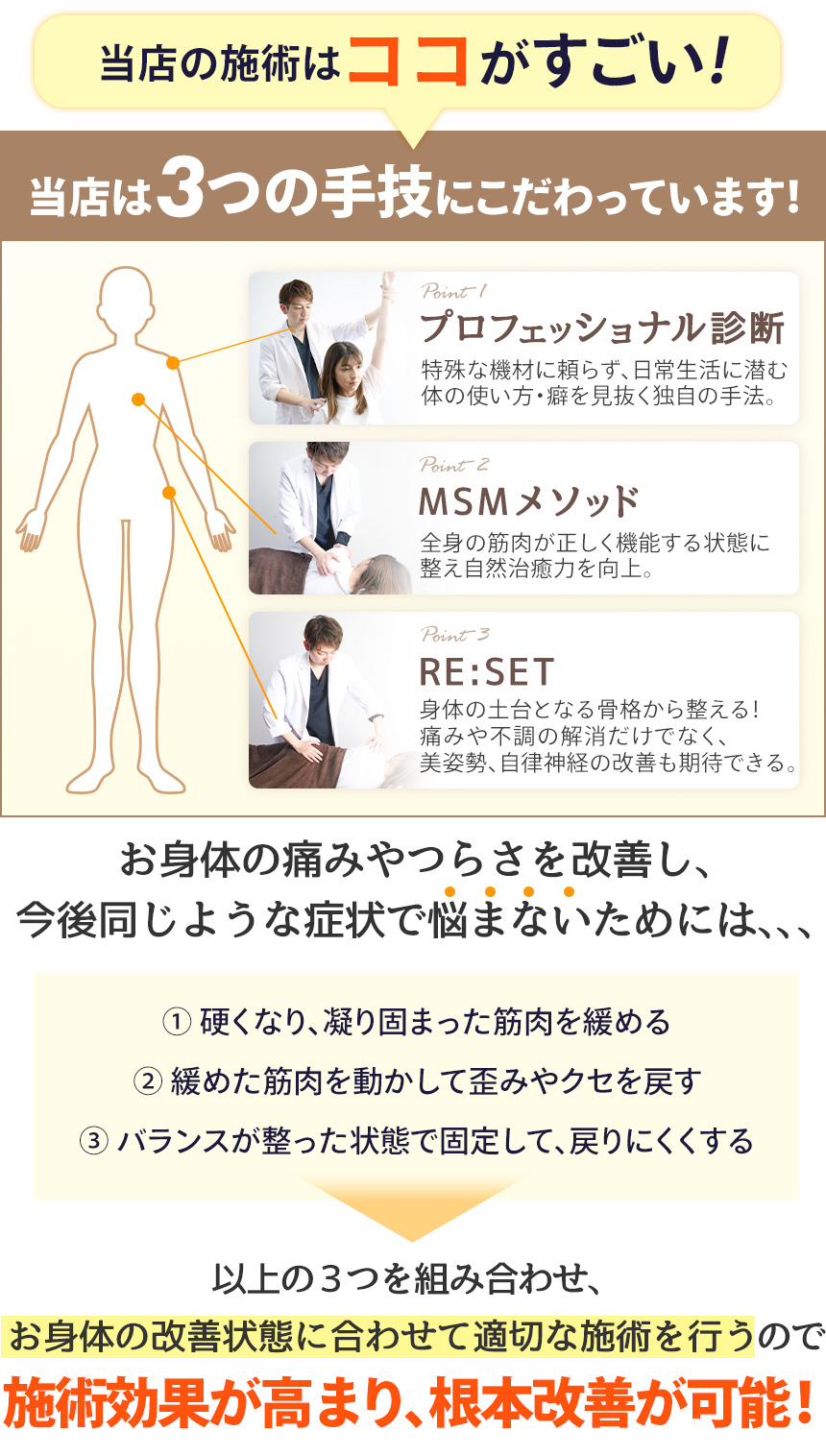 当店の施術はココがすごい!